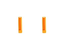 2x Capa Protetora De Silicone Para Controle Remoto Dexp Viomi Chiq Smart Tv - Capa Antipoeira E Resistente A Impactos - Laranja_glo