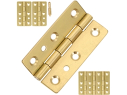 Hemobllo Conjunto De 6 Dobradiças Pequenas Cobre Para Caixas Madeira E Porta Joias Resistentes À Ferrugem Fáceis