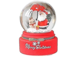 Papai Noel Cristal Natal Globo De Neve Globos De Neve Para Crianças Caixa De Música De Cristal Natal Novo Olysi Shop (vermelho)
