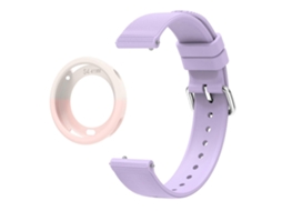 Pulseira De Silicone Texturizada Em Cor Sólida, Conjunto De Capas Protetoras De Silicone Para Xiaomi Watch S4 41mm