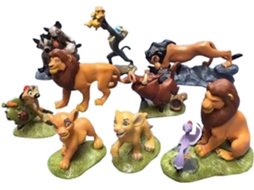Figuras EASTVAPS Lion King Mufasa Simba Scar (9 Peças)