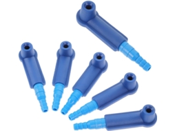 6 Conectores Azuis Para Sangria Do Fluido De Freio