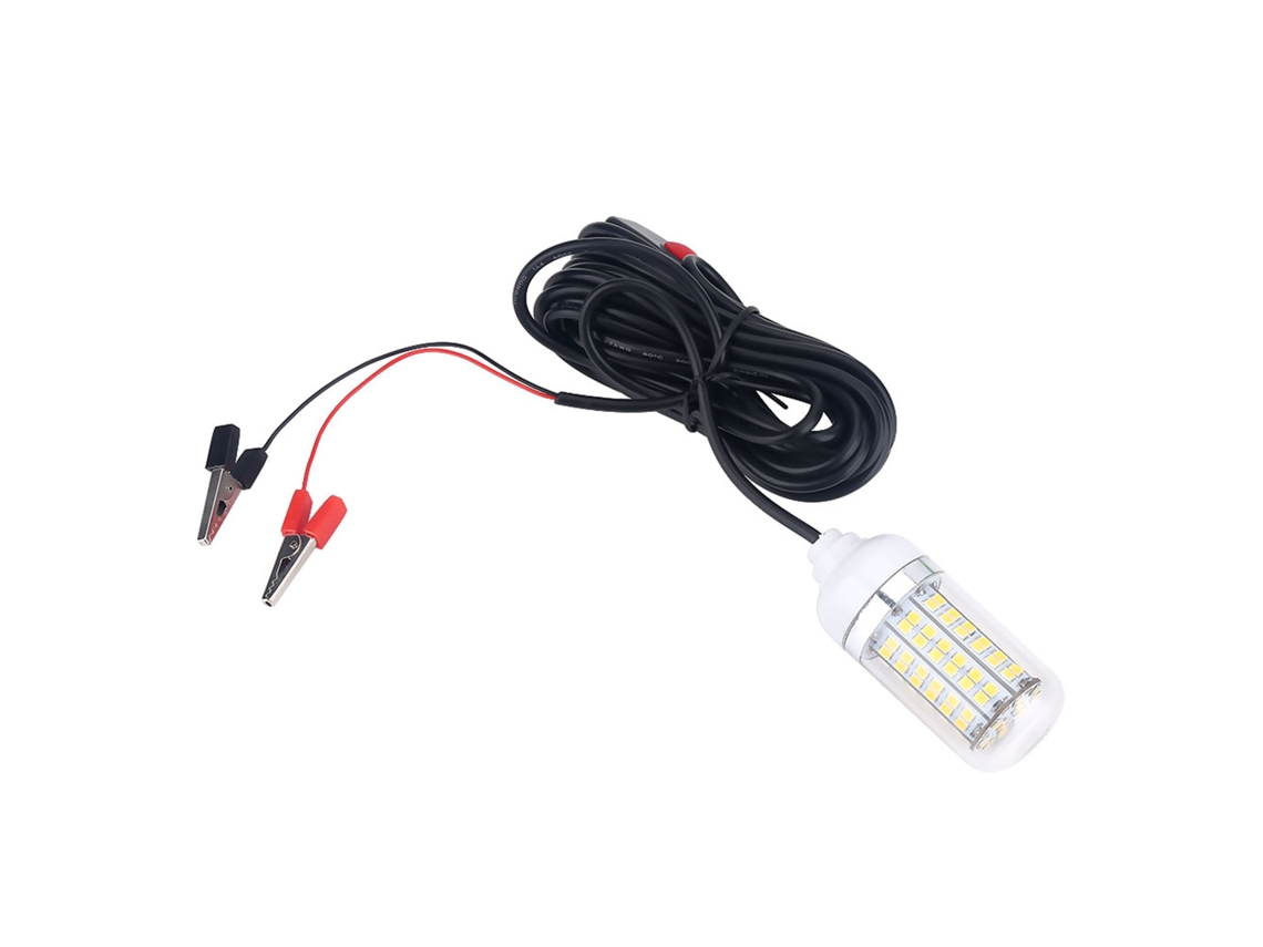 Lâmpada Led Submersível 12v Amarela para Pesca Noturna