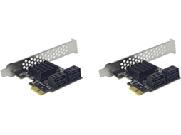 Adaptador de Placa de Expansão 2x Sata3.0 para Pci e4 6g 88se9215 SFUSHOS