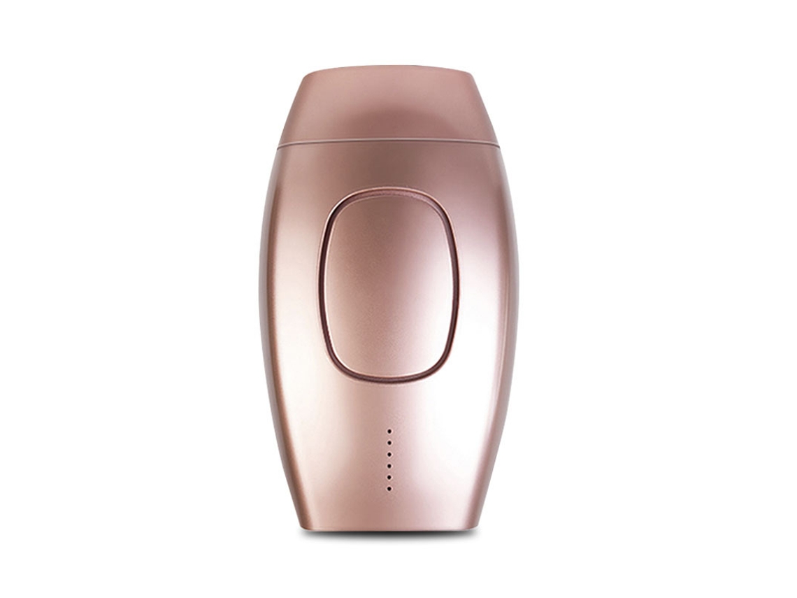 Depiladora Luz Pulsada YIZHOOD A109 Uso Doméstico Portátil 600.000 Flashes 5 Níveis para Mulheres Corpo de Biquíni Cabeça de Lâmpada Destacável Ouro