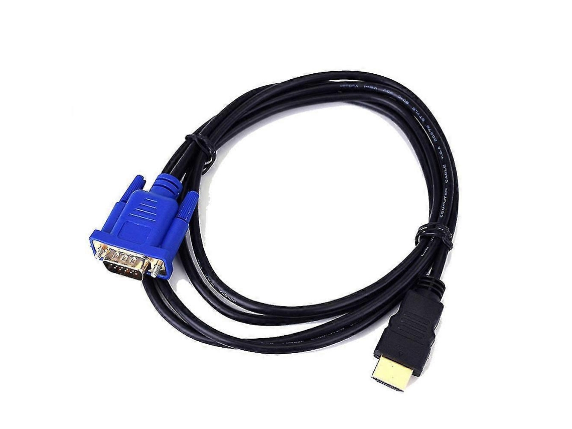 Cabo Conversor De Vídeo Para Dvd Compatível Com Hdmi, Cabo Adaptador De 1,8 M Macho Para Vga. Aquaforge
