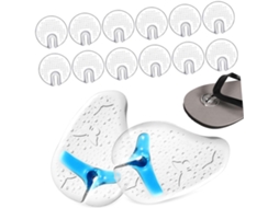 7 Pares De Protetores Gel Para Os Dedos Dos Pés Sandálias