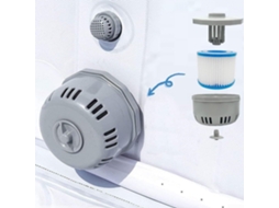 4 Peças Esponja Filtrante Reutilizável AQUAFORGE para Piscina instalação simples
