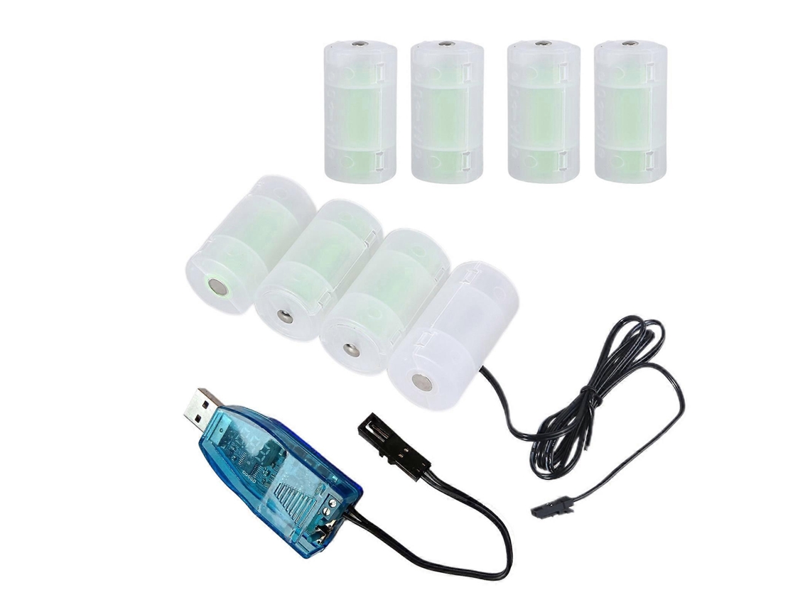 Lurelia Cabo Usb, Teclados, 1m, 1.5 V, 8 Unidades, Indicador Led