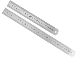 Carretel de água de aço inoxidável de 2 peças com ferramentas de medição de precisão para mesa e desenho, durável e compatível com laptops.