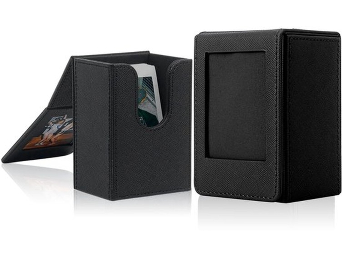 Caixa De Armazenamento Fotográfica Fotobox Para 3 Polegadas De Fotos - Álbum Polaroid - Compatível Com Instax Mini Fujifilm - Preto - Construção Robus