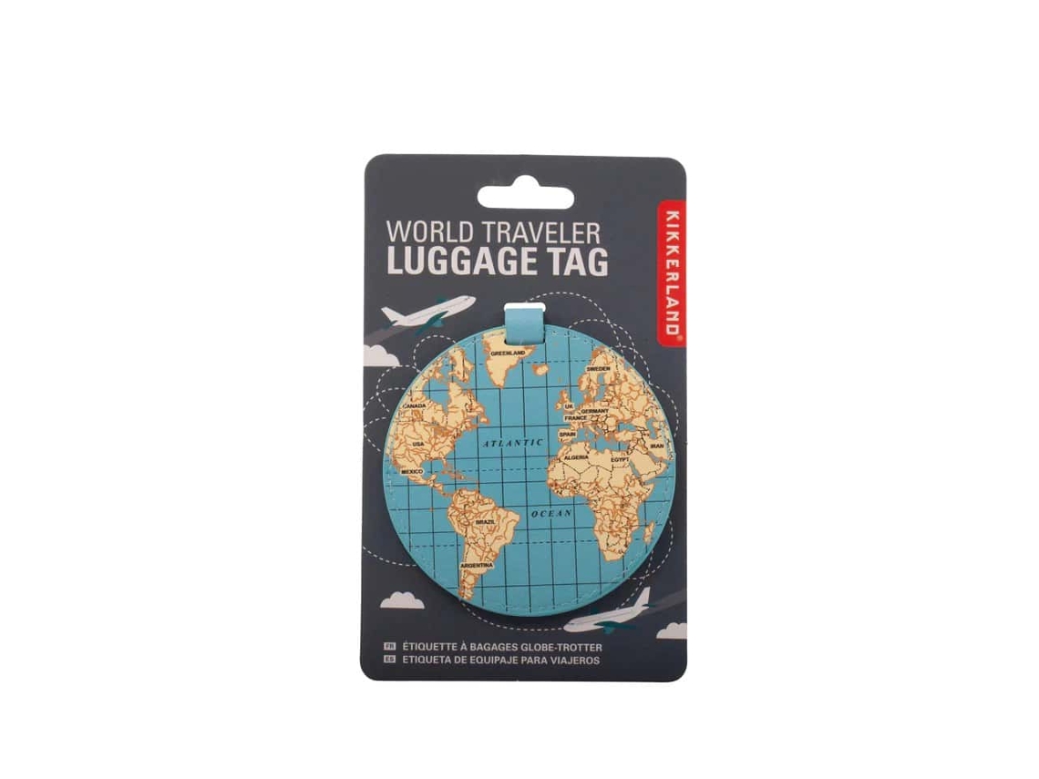 Bagagem Kikkerland World Traveller BRILVIBERA Label
