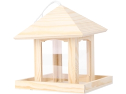 Comedouro de Plástico para Pássaros, para Pendurar no Jardim. Comedouro Decorativo com Design Prático para Pendurar. CHABERLU