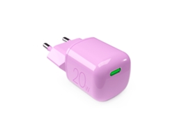 Ładowarka Sieciowa Usb c Gan 20w Różowa PURO