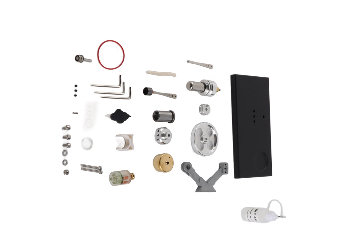 Kit Motor Stirling Educativo Com Luzes Led