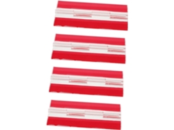 Conjunto De 4 Dobradiças Transparentes Autoadesivas Para Portas, Sem Necessidade De Furar.