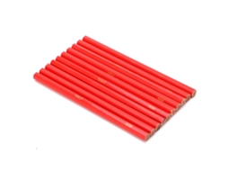 10 Lápis de Carpinteiro Vermelho Mina Vermelha Pinho Marcação YURU