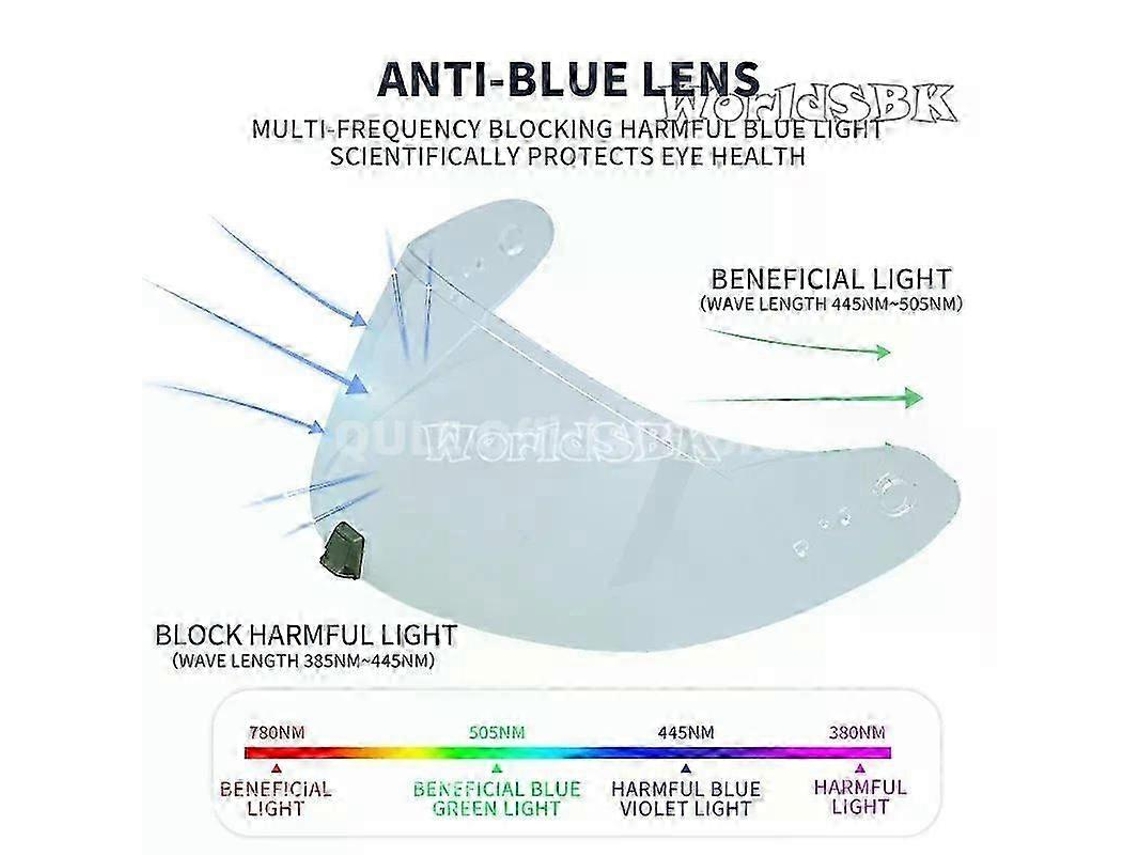 Visor Para Capacete Integral Com Proteção Anti-uv
