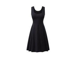 Fasst vestido de Verão Mulher Sexy Sem Mangas com Cintura Alta Talla 18-35