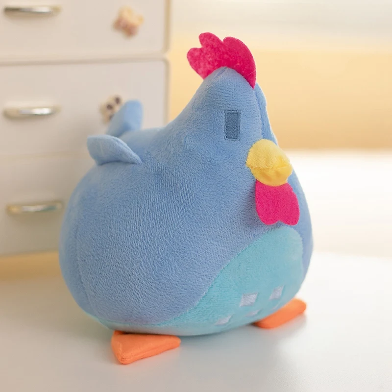 (azul, 20cm) Almofada De Pelúcia Pintinho De Stardew Valley, Design Macio De Desenho Animado