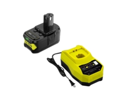 Bateria Substituta, Capacidade De 6000mah, Carregador Duplo Incluído, Compatível Com Ryobi, 1 Bateria 1 Carregador