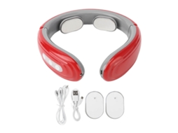 Massageador Elétrico De Pescoço Com Pulso, 6 Modos, 9 Intensidades, Máquina De Massagem De Pescoço Recarregável Com Eletrodos, Ver Aquaforge