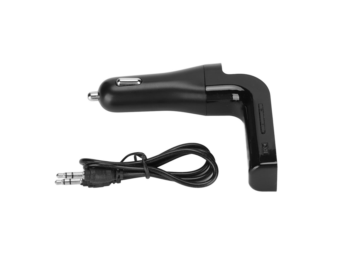 Carregador Usb Bluetooth Carro Com Reprodutor Mp3 Fm Lighter De Cigarro Hands Free