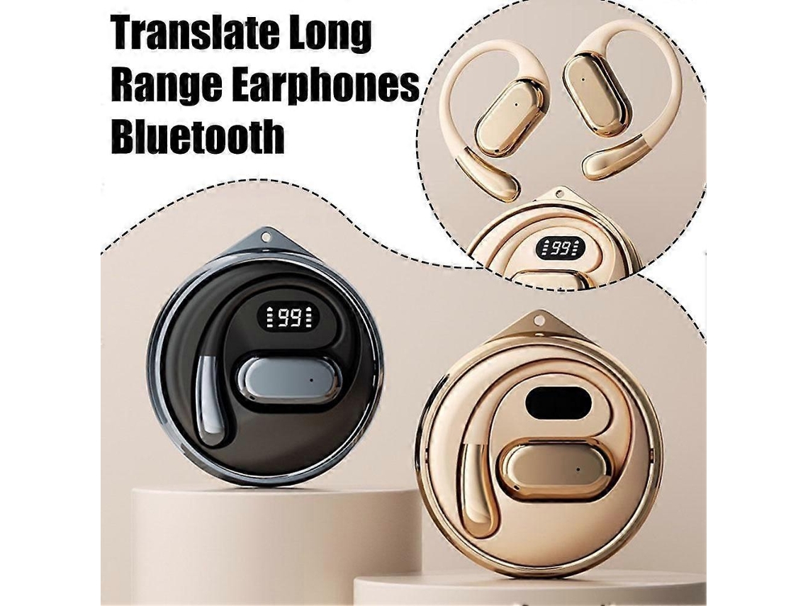 Fones De Ouvido Bluetooth Com Tradutor Para Dormir Com Visor Digital VONKELIOS