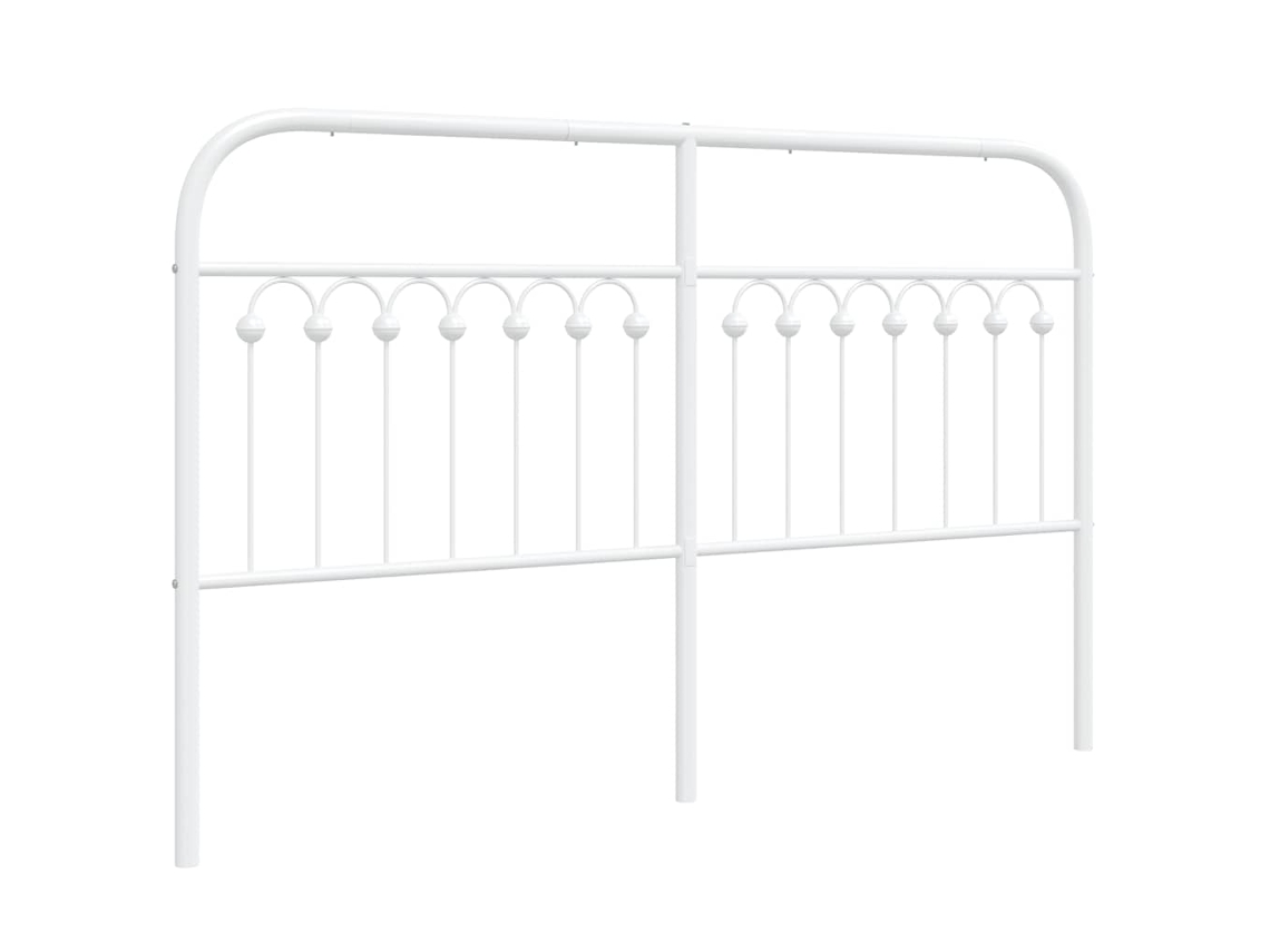 Headboard, Headboards Vidaxl Branco Aço (150 Cm)