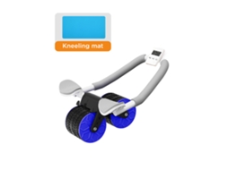 Rolo abdominal Slowmoose com rebote automático e suporte para cotovelo