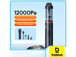 Aspirador Sem Fios Baseus A5 Air 12000pa, Limpador De Carro E Casa, Portátil, Super Sucção, Mini Sopro, Sucção Dupla Finalidade