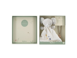 Conjunto De Presente Kaloo Baby Bola Elefante Em Tecido Brinquedo De Pelúcia E Colar