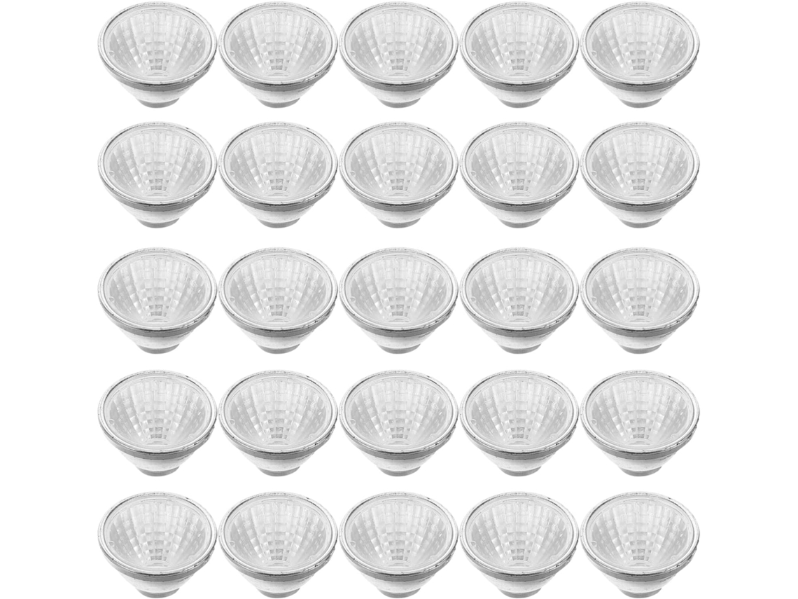 Conjunto De 100 Pequenos Refletores De Plástico Para Reparos E Substituições Em Ambientes Internos E Externos.