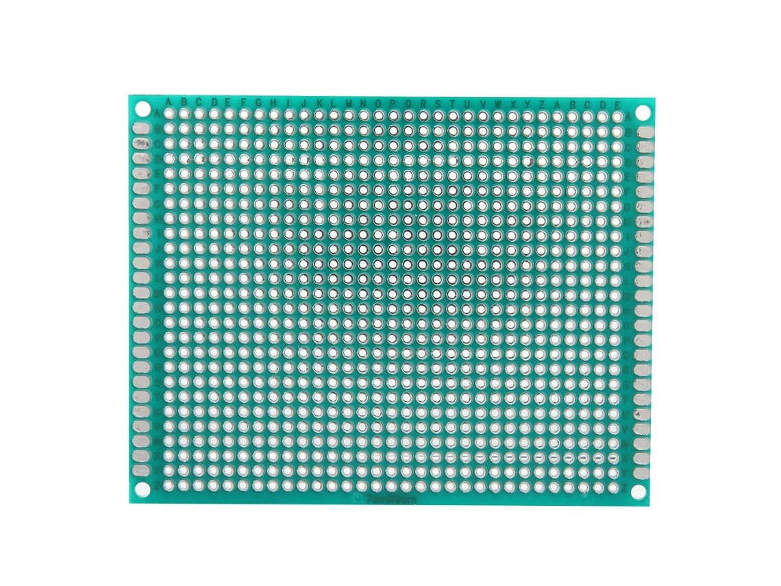 Laxiscreed Protoboard De Circuito De Duas Faces, Banhado A Estanho, Ideal Para Montagem De Projetos Eletrônicos