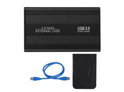 Disco Rígido Externo (transferência De Alta Velocidade Usb3.0, Portátil De Metal De 2,5 Polegadas) 500gb, Preto, Para Notebook