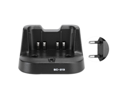 Carregador De Bateria Bc213 Para Rádio Icom Icv88 Icf1000 Icf2000 Eu