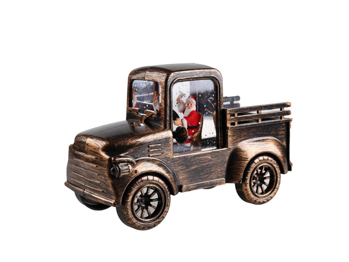 Brinquedo Caminhão Natal Decoração Modelo Carro Led