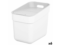 Caixote Do Lixo Curver Plástico Branco 20 L (6 Uds)