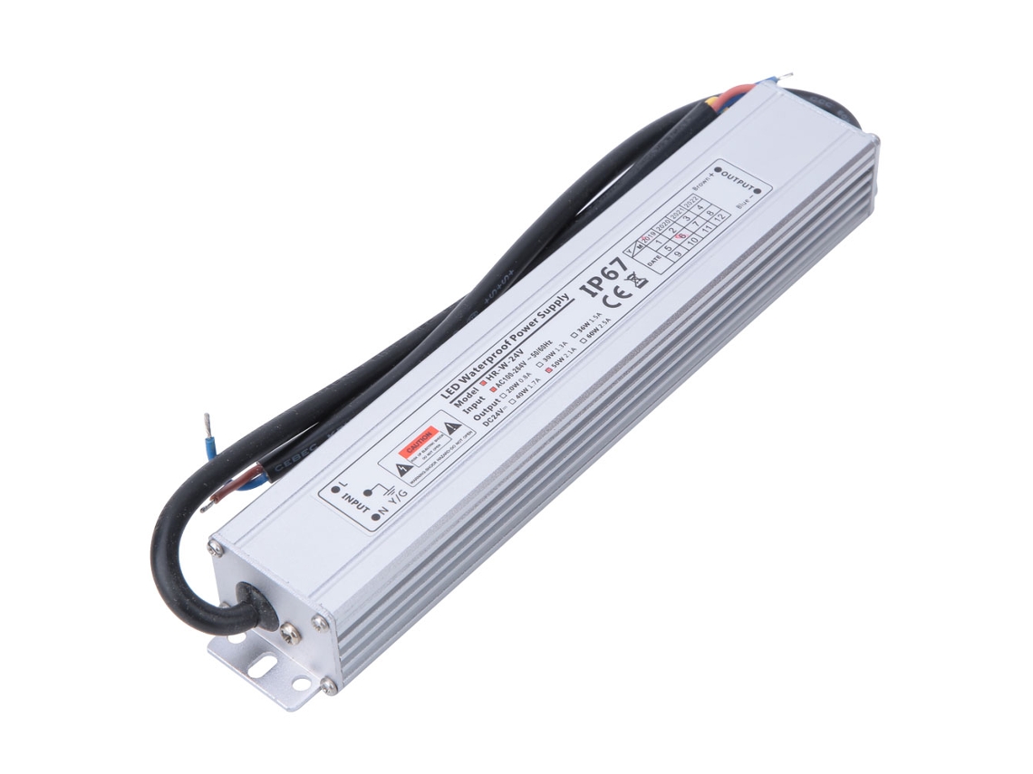 Laxiscreed Tira De Luz Led À Prova D'água Ip67 Com Alimentação Ajustável Para Exterior