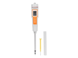 Detector Solo Primerox 2 em 1 com luz de fundo azul para jardins e áreas externas.