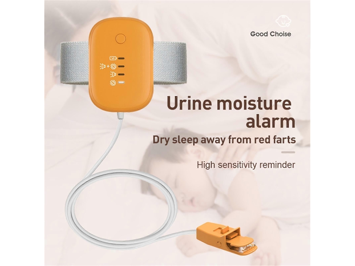 Alarme De Enurese Noturna Com Fio Para Bebês, Meninos E Meninas, Crianças, Treinamento Para Usar O Banheiro, Cuidados Com Idosos, Bateria Interna