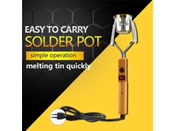 Olla De Soldadura Portátil Eléctrica 180w Horno De Fundición De Estaño Con Control De Temperatura