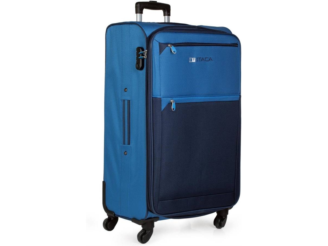 Mala de Viagem Grande ITACA Eva Extensível Azul (100 L)
