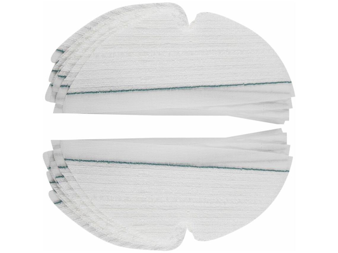 Conjunto de 20 Esfregões Descartáveis​​ Limpeza Doméstica para Aspirador Robô Xiaomi Roborock T8 BRILVIBERA