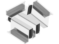 Puxador De Porta De Vidro Prateado, Conjunto De 4 Peças, Para Vitrines De Vidro De 4 A 6 Mm, Cor Aleatória.