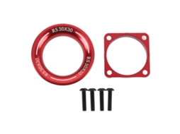 Capa de Ventilação 30x30mm para Motor 540 550 Carro Rc Vermelha