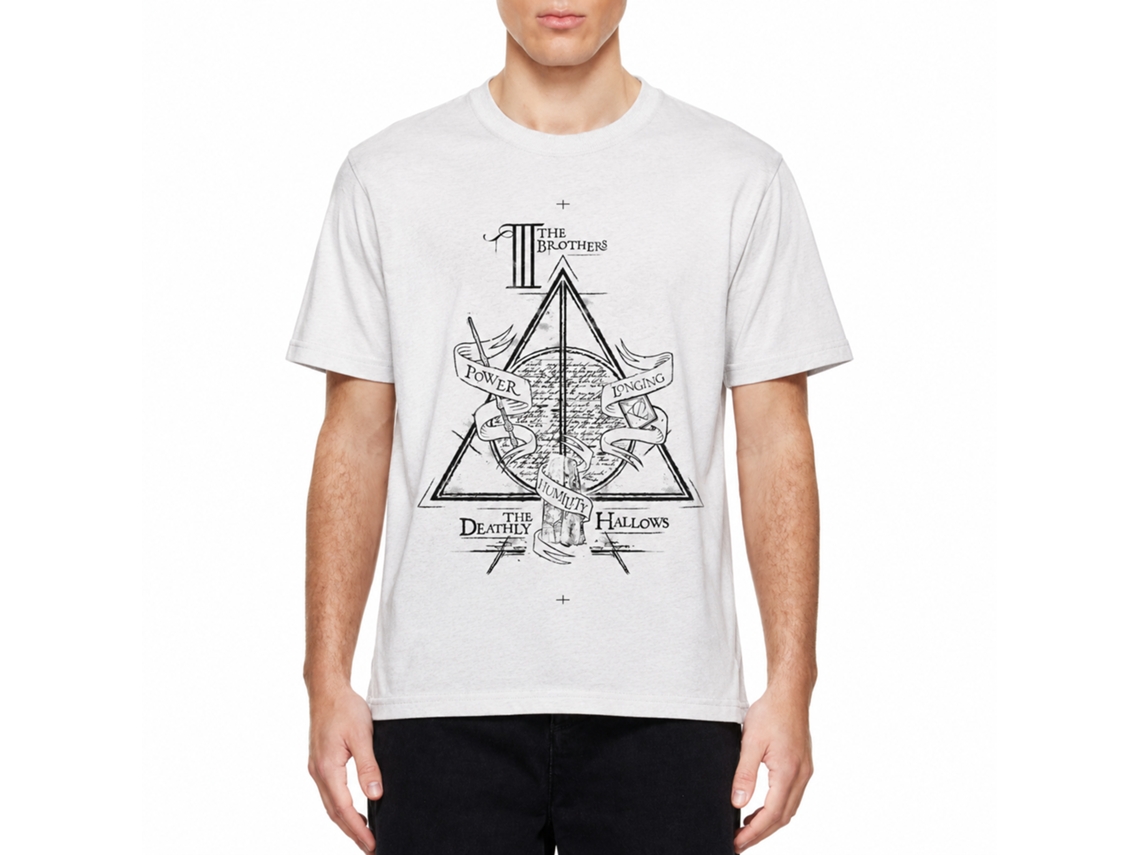 Rockinstone Harry Potter Harry Potter Illustration White T-shirt Size:xl