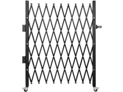 Porta de Segurança Dobrável Única VEVOR Portão de Tesoura Dobrável de 75 Inchl X 48Inch H