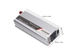 Laxiscreed Inversor De Energia Para Veículos 2000w Com Saída Usb 5v Para Carro E Campismo