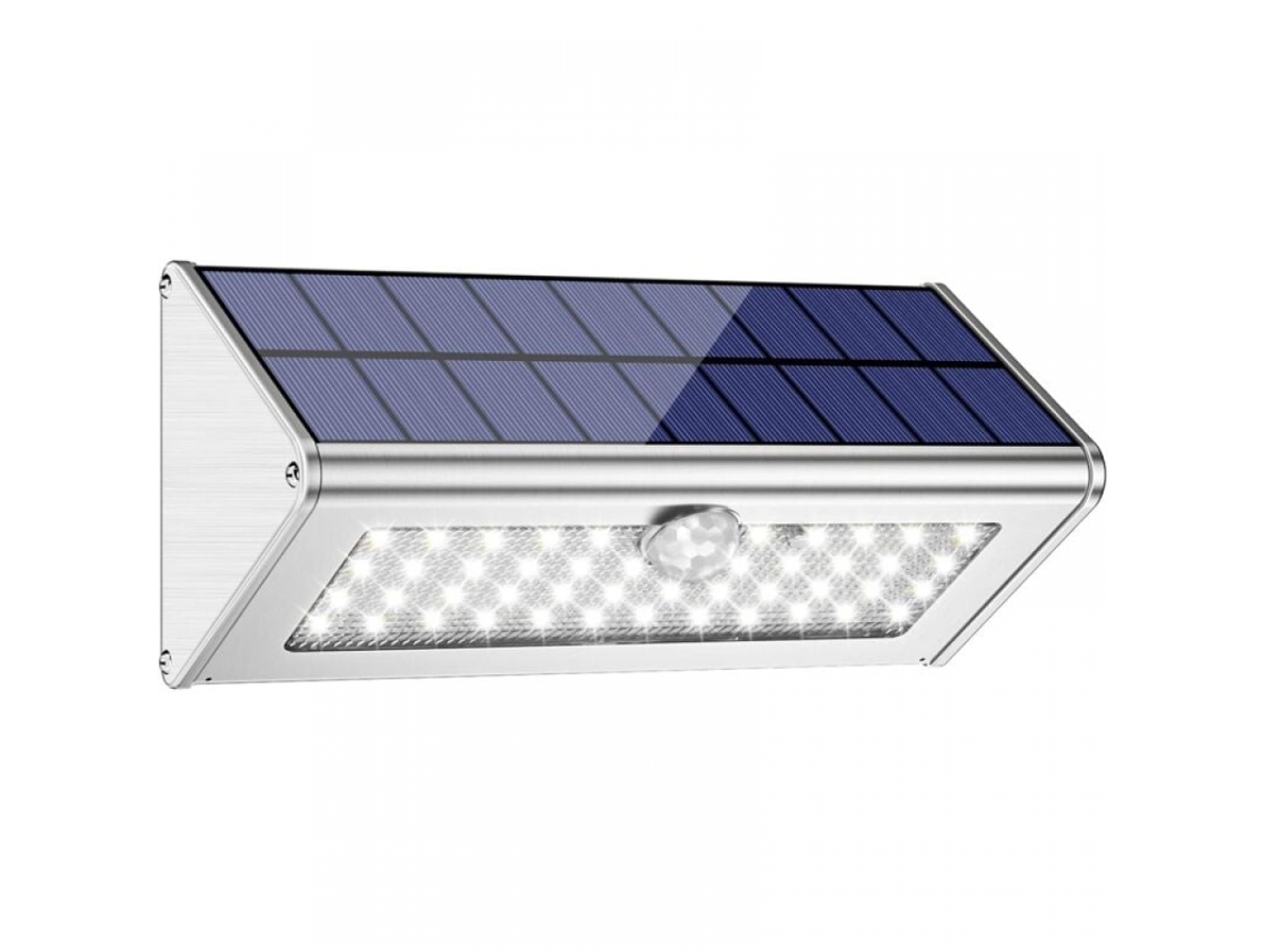 Lâmpada solar externa sem fio à prova d'água Brilvibera IP65, 4500 lúmens.